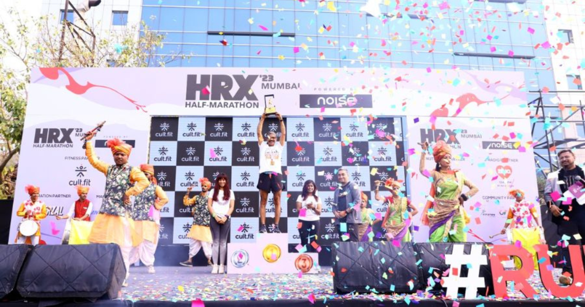 HRX’s first marathon was held today at Bandra East, Mumbai Suburban, Mumbai, India | 7000 participants | Prize money of up to 3 Lakhs